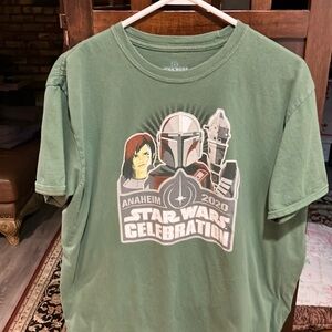 Rare Star Wars Green Short Sleeve Tee